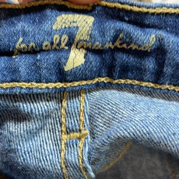 7 for all mankind the relaxed skinny distressed Jeans 30” - Picture 9 of 16